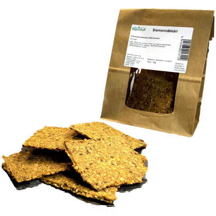Galette 180g Siemennäkkäri näkkileipä
