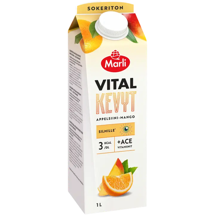 Vital Kevyt Marli orange-mango suh.vaba mahlajook 1l