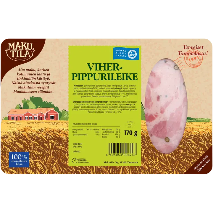 Makutila Viherpippurileike 170 g