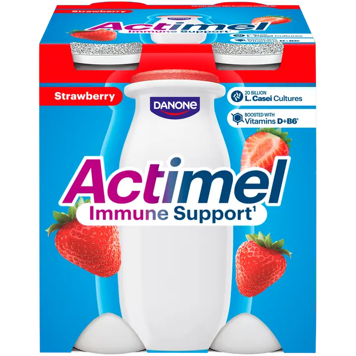 Danone Actimel mansikka jogurttijuoma 4x100g