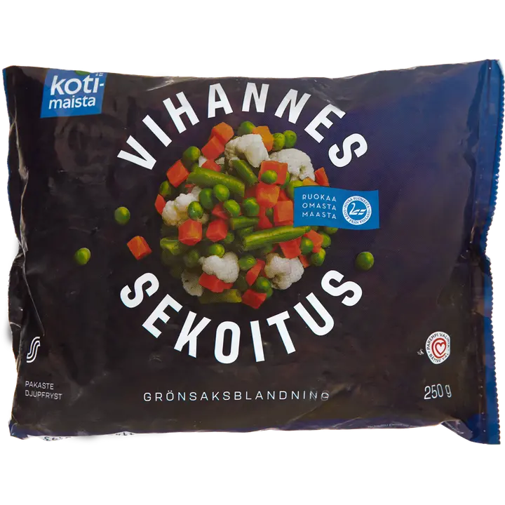 Kotimaista Vihannessekoitus pakaste 250g