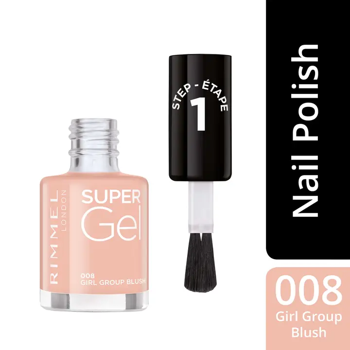 Rimmel London Super Gel 008 Girl Group Blush kynsilakka 12 ml