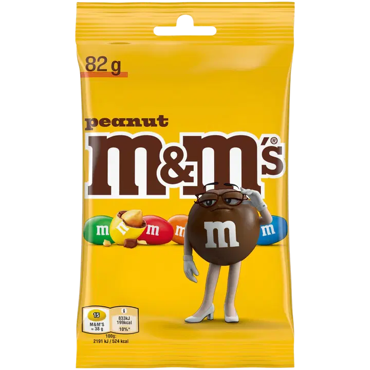 M&M's Pähkliga šokolaadidražeed 82g