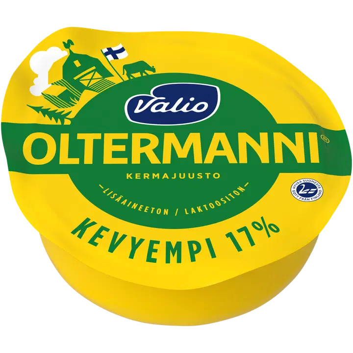Valio Oltermanni® Kevyempi 17 % kermajuusto e450 g