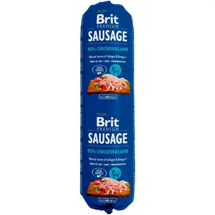 Brit Premium Makkara kana-lammas 800 g