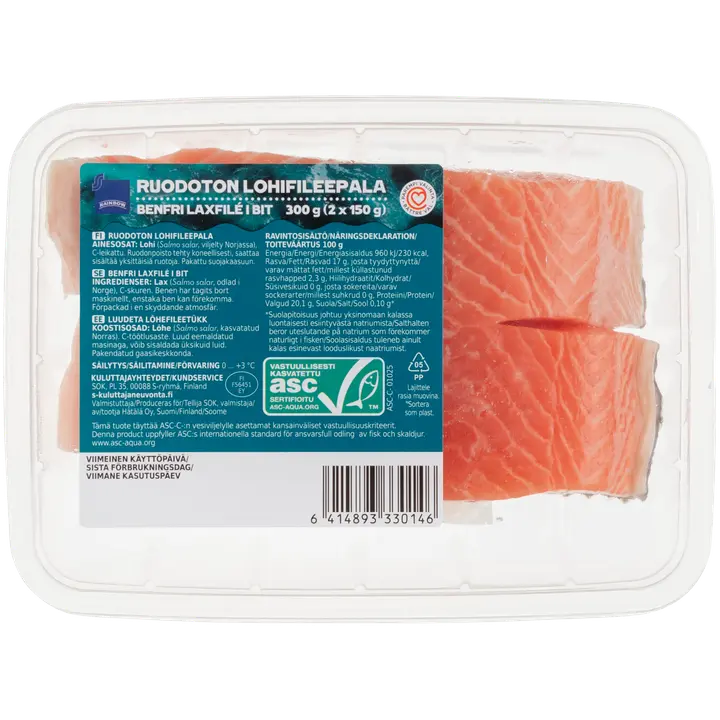 Rainbow Ruodoton lohifileepala ASC 300g (2 x 150 g)