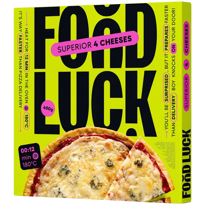 Food Luck pitsa nelja juustuga 400 g