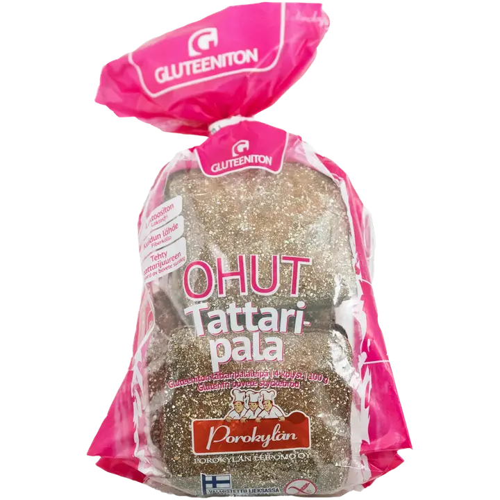 Porokylän Ohut Tattaripala 4 kpl/100 g, gluteeniton
