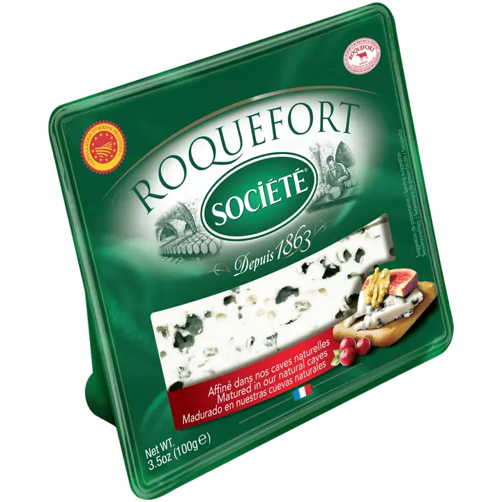 Société Roquefort sinihomejuusto DOP 100g