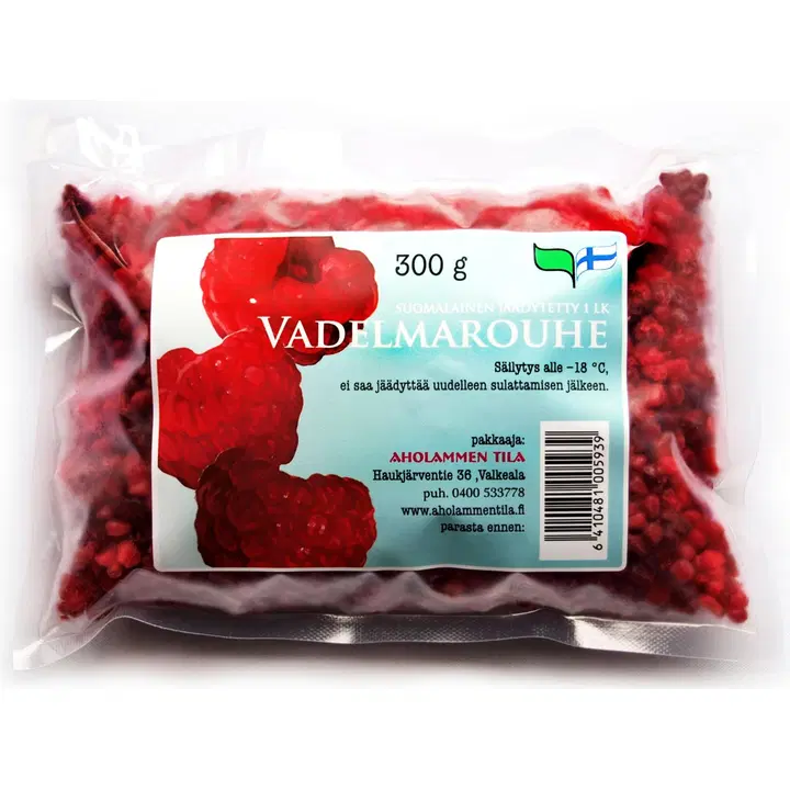 Aholammen tila 300g Jäädytetty Vadelmarouhe