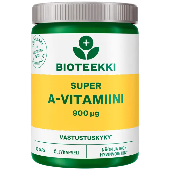 Bioteekki Super A-vitamiin 50 kapslit
