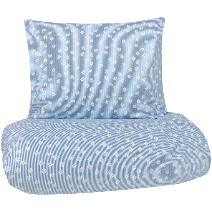 Voodipesukomplekt Daisy 150x210+55x65 sinine