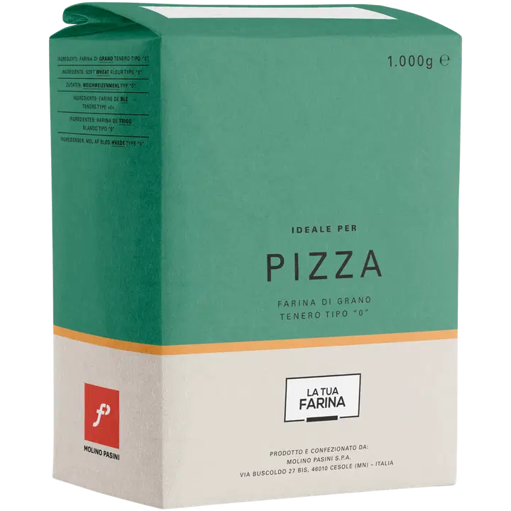 Molino Pasini Pizzajauho 1 kg 0 -vehnäjauho