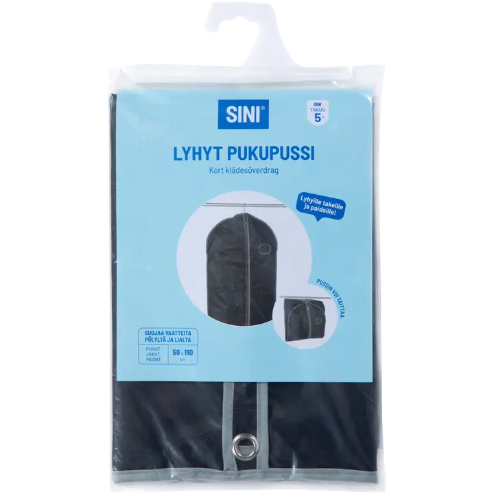 Sini lyhyt pukupussi 110 x 60 cm