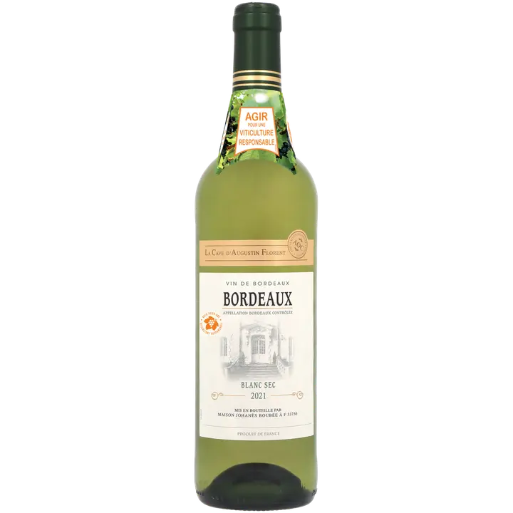 La Cave Augustin Florent Bordeaux Blanc Dry KPN vein 11,5%vol 750 ml 750ml