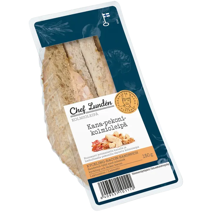 Chef Lunden Kana-pekonikolmioleipä 150g