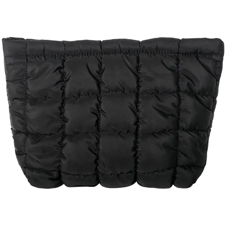 WE CARE ICON. meikkilaukku ruutu pieni, musta