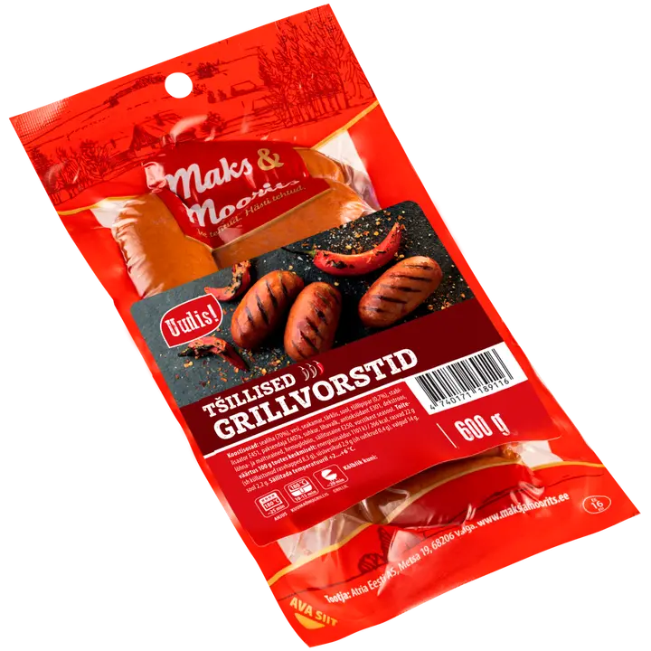 Ma&orits Tšillised Grillvorstid 600G