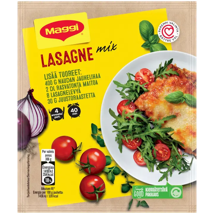 Maggi Mix Lasagne ateria-ainekset 75g