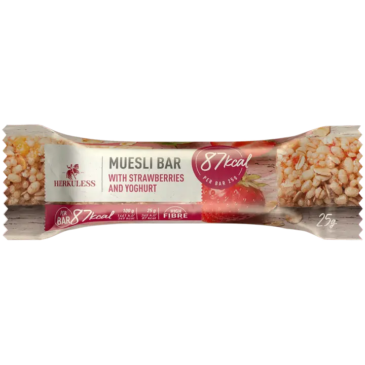 Herkuless müslibatoon jogurti ja maasika 25g