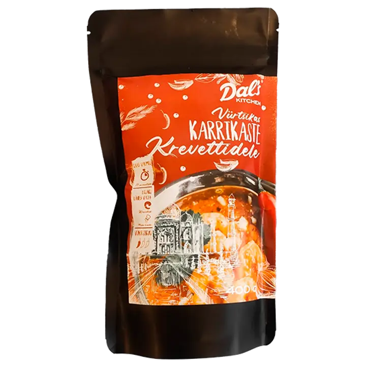 Vütsikas karrikaste krevettidele 400 g