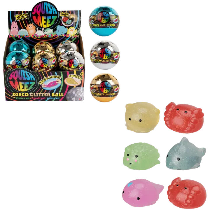 Disko glitterpalliga fidget