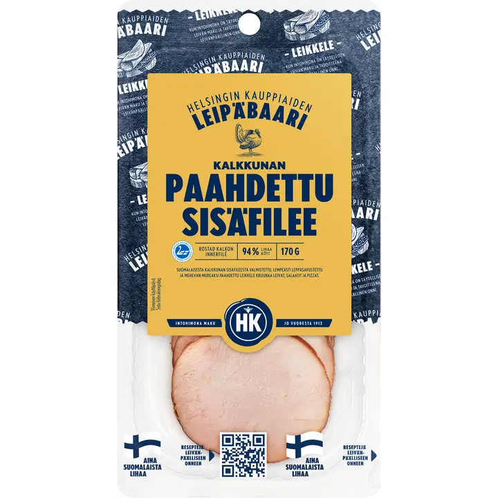 HK Helsingin Kauppiaiden Leipäbaari Kalkkunan paahdettu sisäfilee 170 g