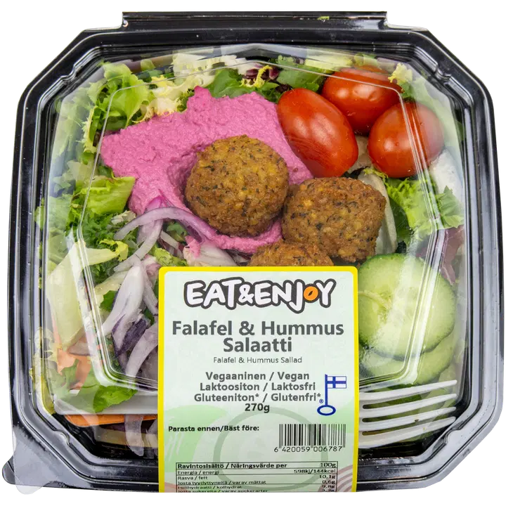 Eat & Enjoy Falafel & Hummus Salaatti 270g
