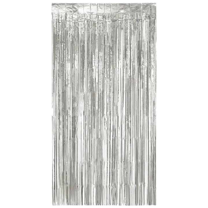 Uksekard 200x100 cm hõbedane