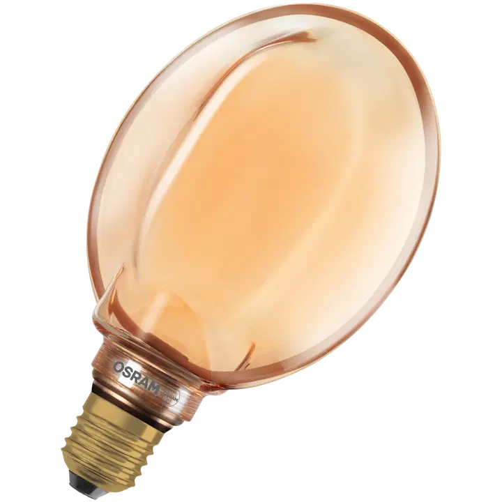 OSRAM LED-sisustuslamppu Vintage 1906 Globe 130mm 4W 220lm 1800K E27 O-filamentti kulta lasi