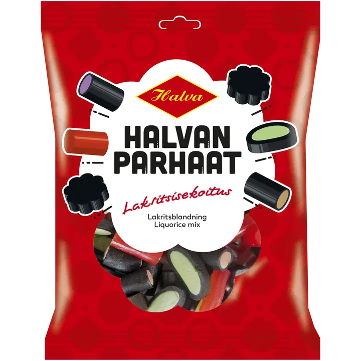 Halva Halvan Parhaat Lakritsisekoitus 350 g