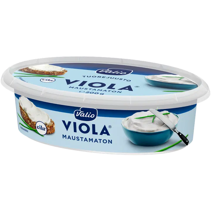 Valio Viola® maustamaton tuorejuusto laktoositon e200 g