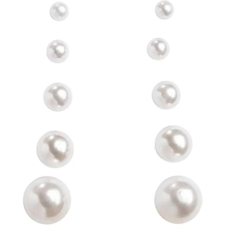 Cailap kõrvarõngad pärlid 5 paari