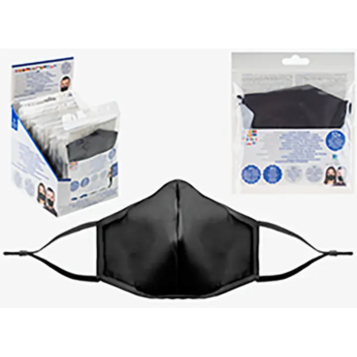 Korduvkasutatav näomask must