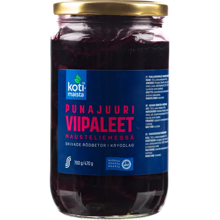 Kotimaista Punajuuriviipaleet mausteliemessä 700/470g