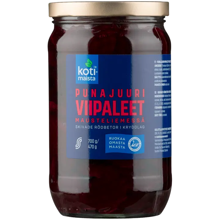 Kotimaista Punajuuriviipaleet mausteliemessä 700/470g