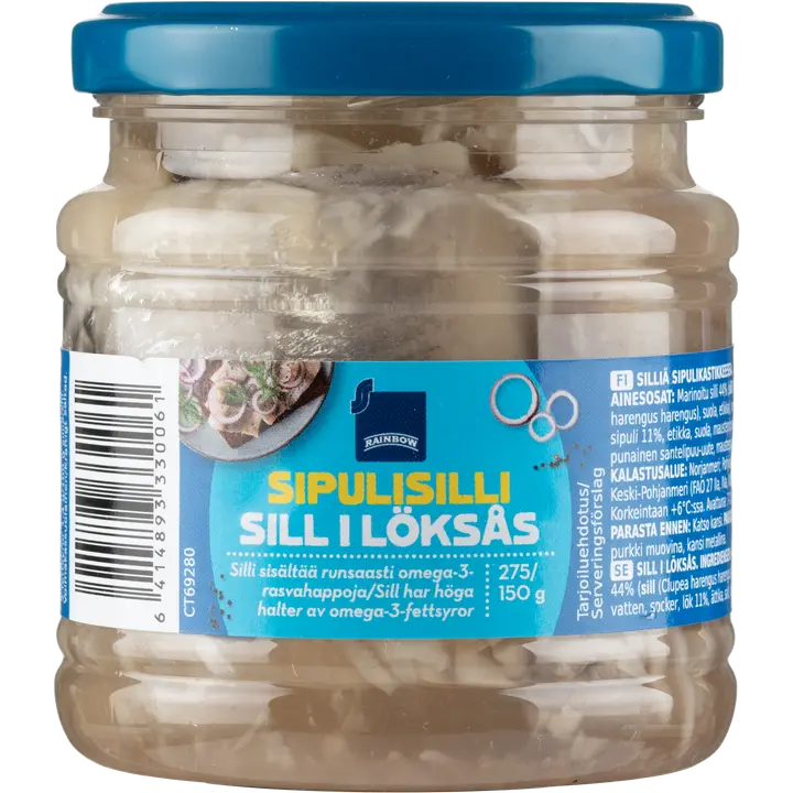 Marineeritud heeringas sibulaga 275/120 g