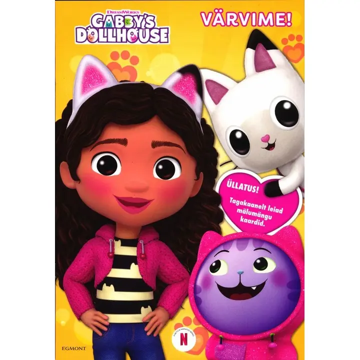 Gabby nukumaja. Värvimisraamat