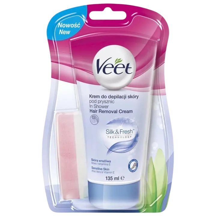 Depileerimiskreem Veet Inshower Sensitive 135ml