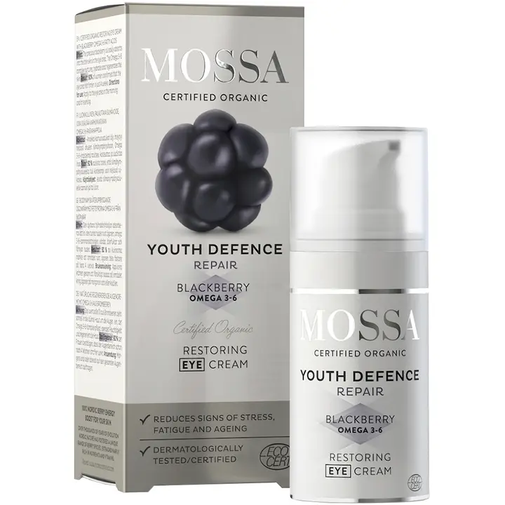 Mossa YOUTH DEFENCE Restoring silmänympärysvoide, 15ml