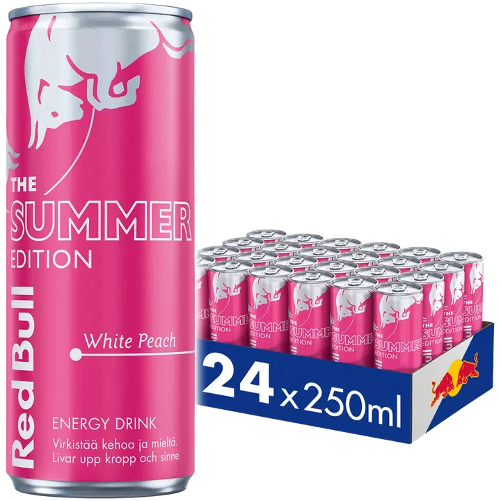 Red Bull White Peach Edition 0,25l x 24
