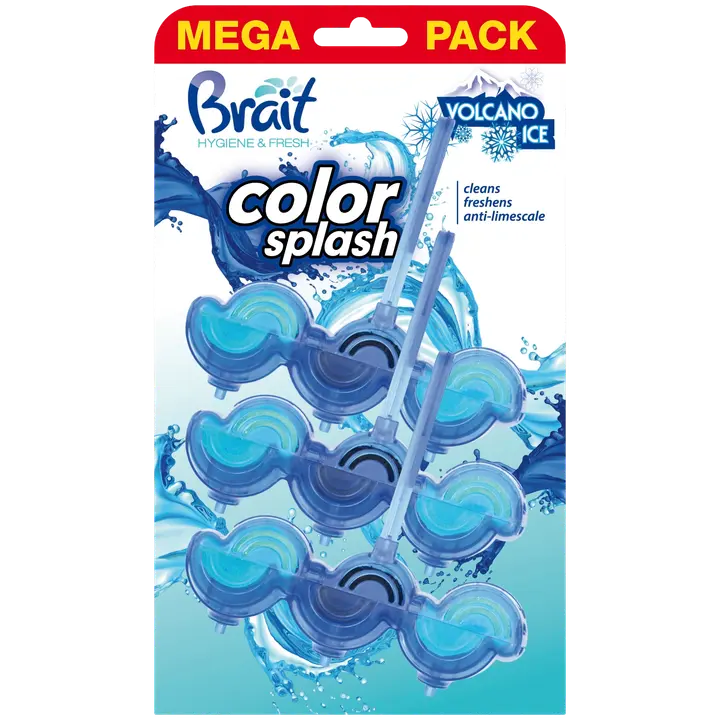 Wc-seep Brait Color Splash Volcano Ice 3x45g