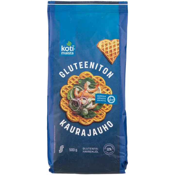 Kotimaista gluteeniton kaurajauho 500 g