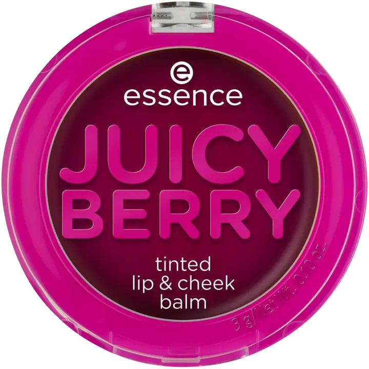 essence JUICY BERRY tinted lip & cheek balm 3 g