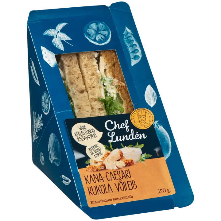 Chef Lunden Kana-Caesari Ruccola Võileib 170 G