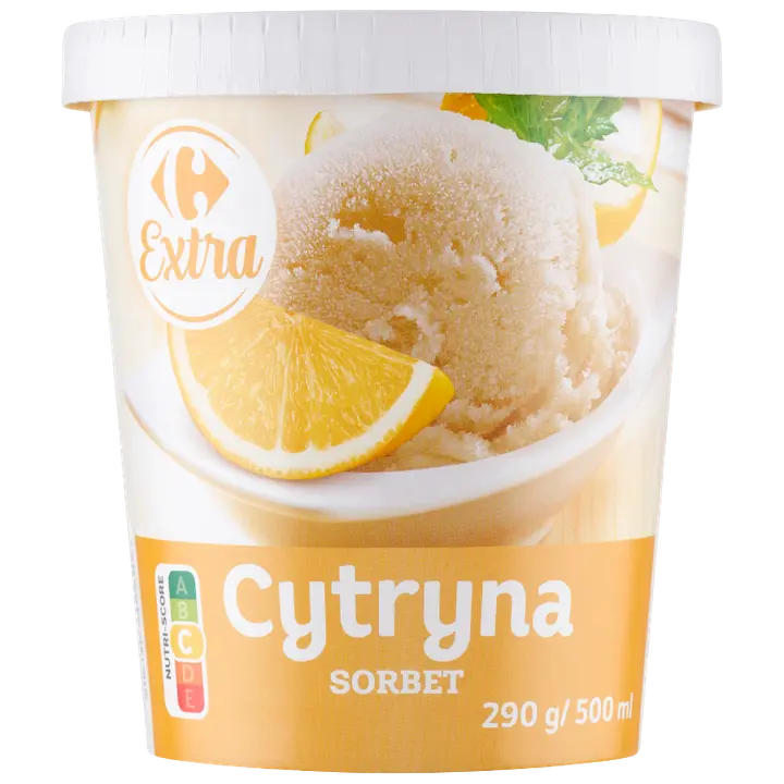 Carrefour Sidruni Sorbett 500 ml/290 g