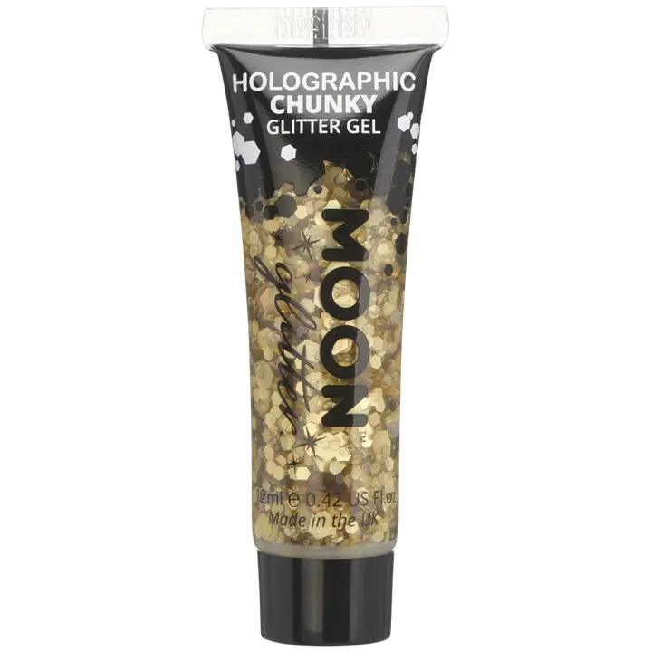 Glittergeel Moon Glitter Holograafiline kuldne 12ml