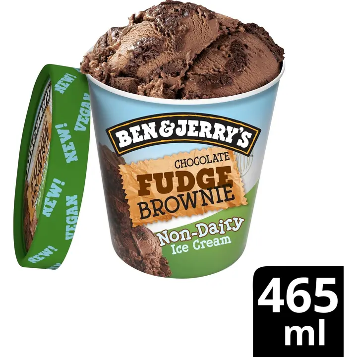 Ben & Jerry's Non Diary Chocolate Fudge Brownie jäätelöpakkaus 465ml/402g