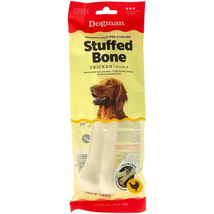 Dogman Chicken stuffed bone 20cm L 1-pack