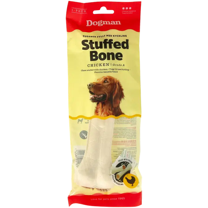 Dogman Chicken stuffed bone 20cm L 1-pack